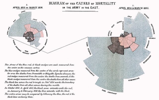 Diagrama de la Rosa - Florence Nightingale