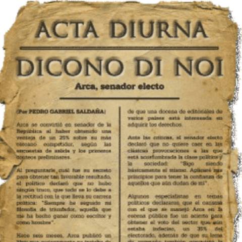 Surge el acta Diurna