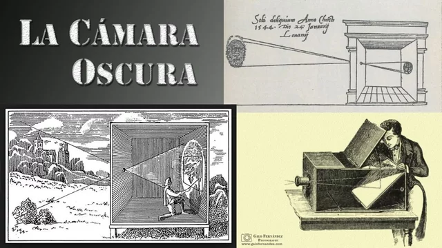 Niépce evoluciona los intentos que se llevaban de la fotografía y crea la cámara oscura.