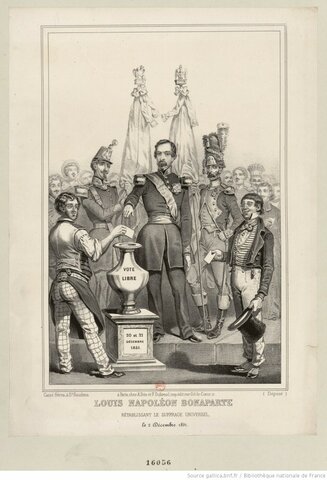 Louis- Napoléon Bonaparte premier président de la Duexième République