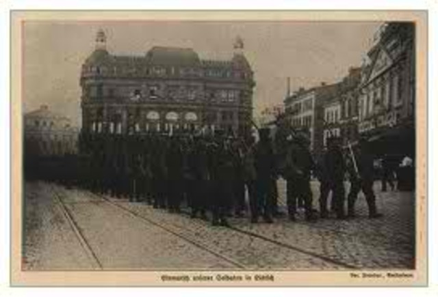 Germany Occupies the Town
