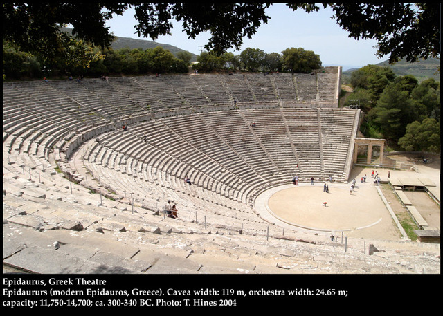 340 B.C.E. Epidaurus theatre