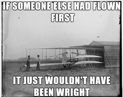 First successful man powered flight