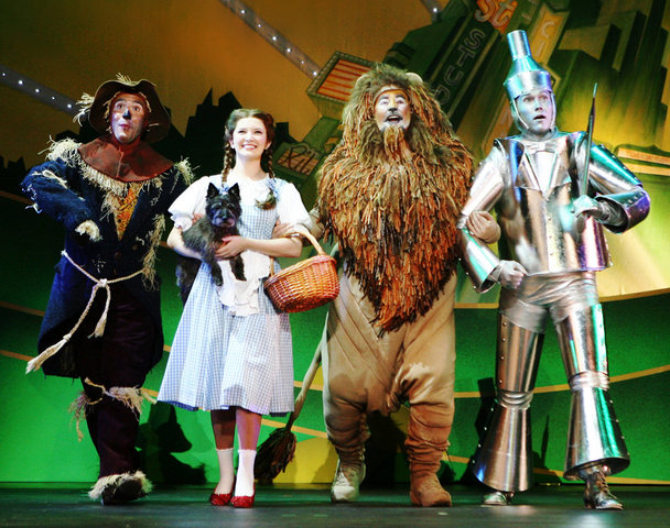 The Wizard of Oz. opens on broadway