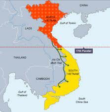 Creation of the 17th parallel between North and South Vietnam