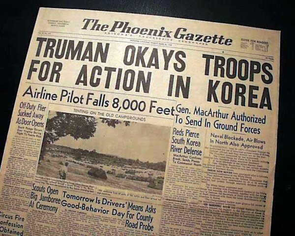 The United States Enters the Korean War