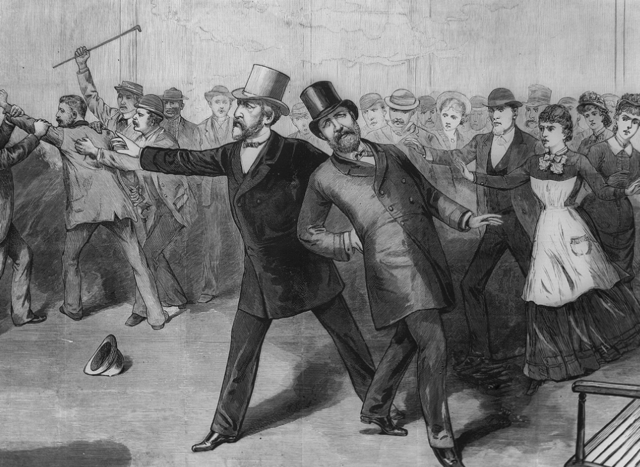 President Garfield is assassinated