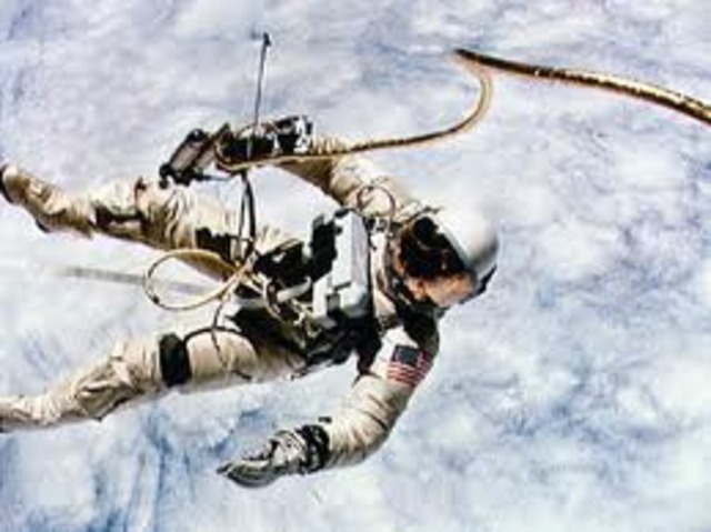First American space walk