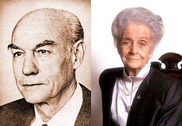 Rita Levi-Montalcini y Roger Sperry