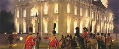 British Troops Set Fire to The White House