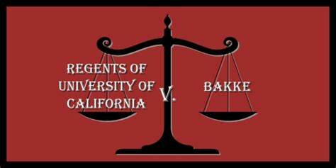 Bakke v. Regents of the University of California
