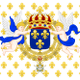 Royal standard of the king of france.svg