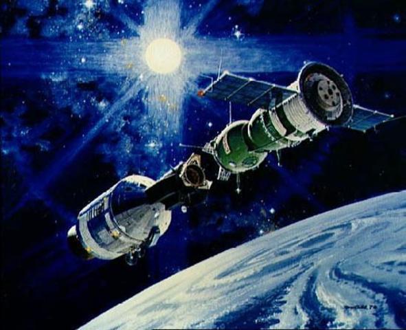First International Docking In Space