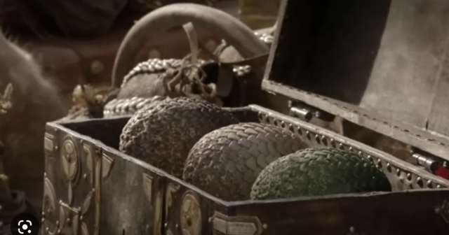 Daenarys is gifted three dragon eggs