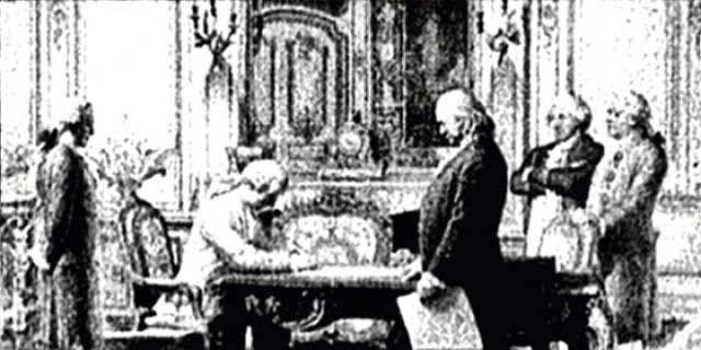 The United States and France sign the French Alliance