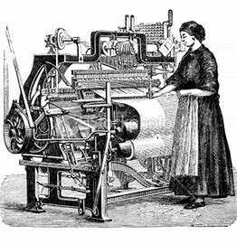 Edmund Cartwright patents the 1st POWER LOOM