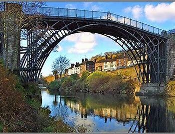 Start of the building of the 1st IRON BRIDGE