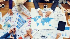 Timeline: Linea de tiempo: Estrategia colombiana con las teorías administrativa