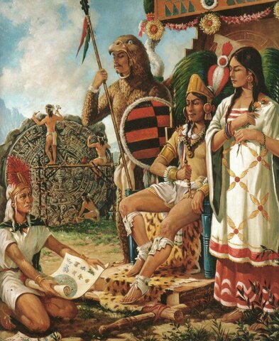 El emperador Moctezuma.