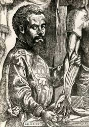 Vesalio, el padre de la anatomía moderna.