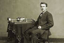 Thomas Edison Invents Phonograph