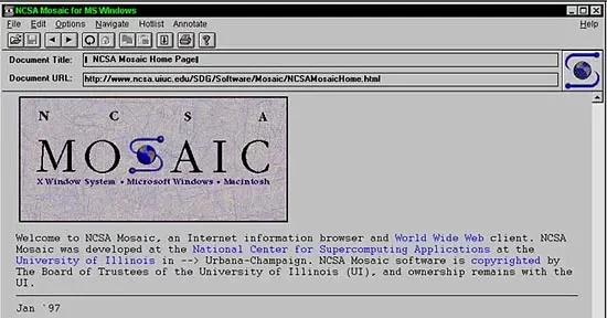 First graphical browser