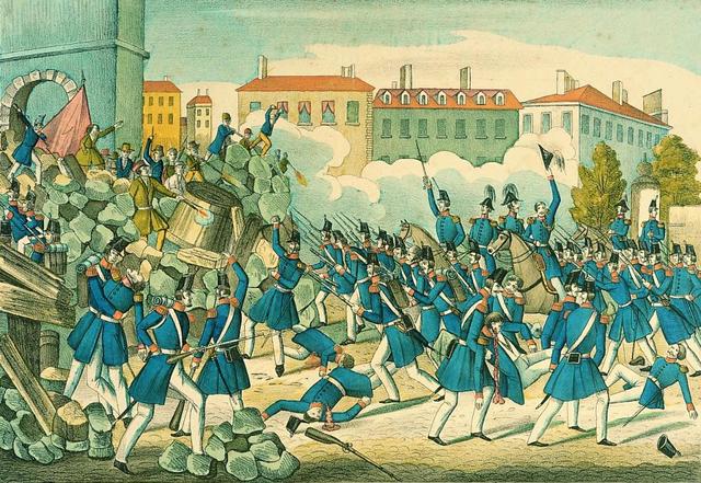 Februarrevolutionen starter i paris