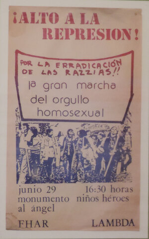 1era marcha del Orgullo