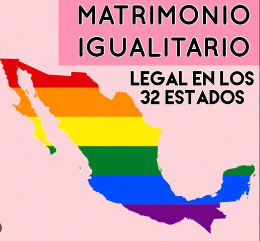 Aprobación en todo Mexico del Matrimonio Igualitario