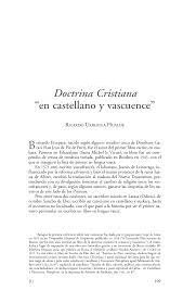 "Doctrina Christiana en Romance y Bascuence"