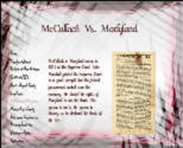 McCollough v. Maryland