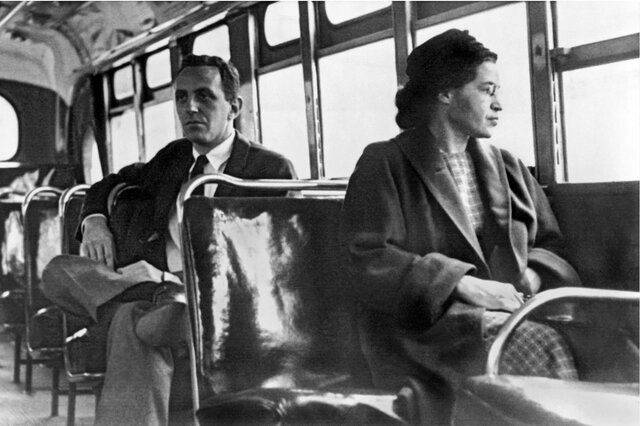 Rosa Parks and The buss Boycott