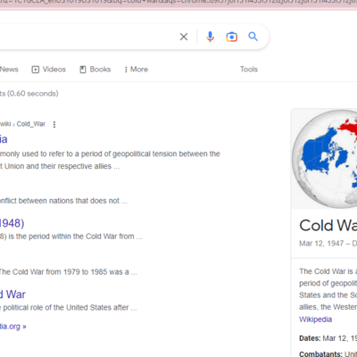 Timeline: events of the cold war