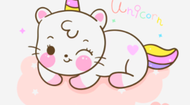 Timeline: cute cloud unicorn
