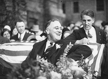 Franklin Roosevelt is Elected President (1st Time)
