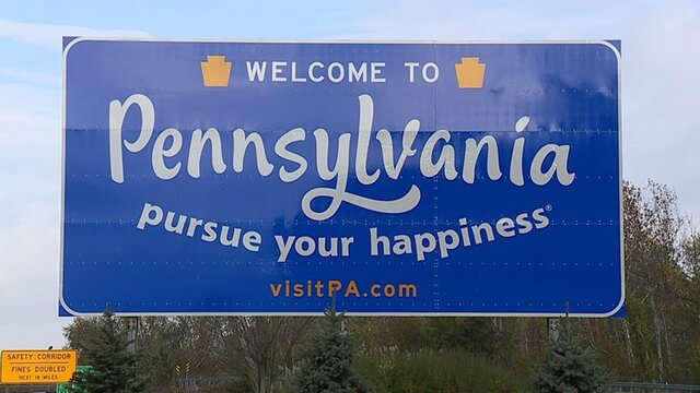 Moved to Pennsylvania