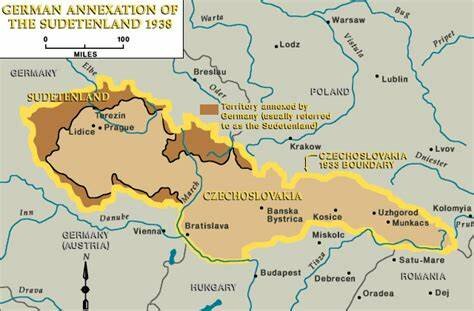 Alemania consigue la anexión de los Sudetes