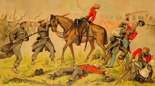 Victoria ejercito liberal y retroceso