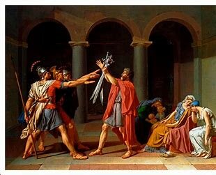Juramento de los horacios-Jacques-Louis David
