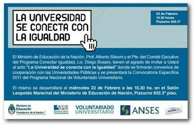 Conectar igualdad.
