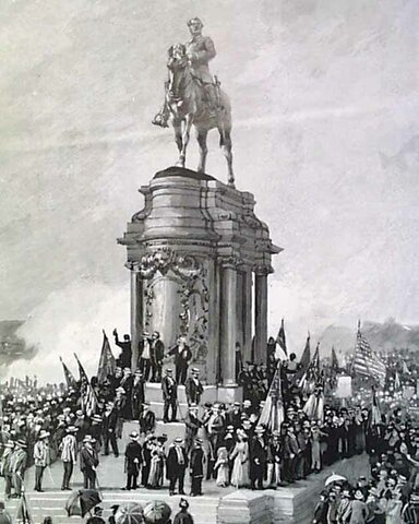 The Erection of the Robert E. Lee Monument