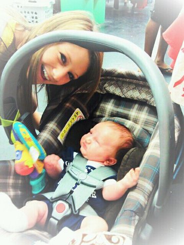 I was introduced to my first baby nephew, Cameron Jacob Cowley.