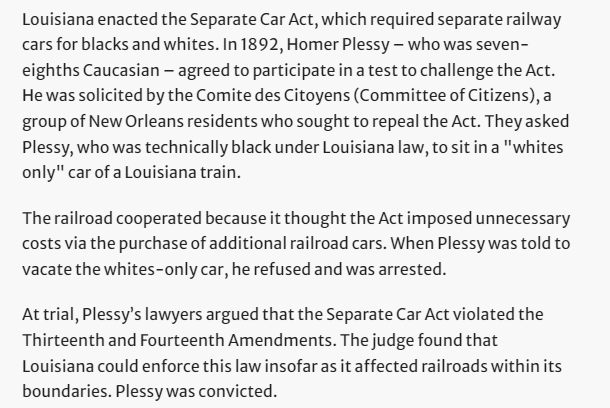 Plessy v. Ferguson