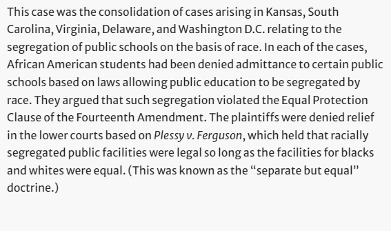 Brown v. Board of Education of Topeka