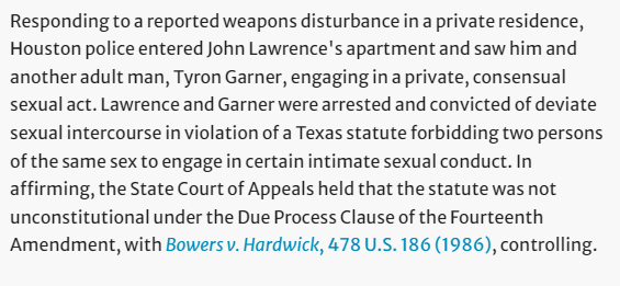Lawrence v. Texas