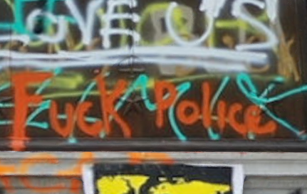 Graffiti on R.E.L. Memorial (Part 3)