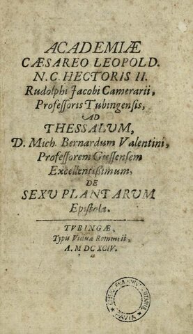 De sexu plantarum