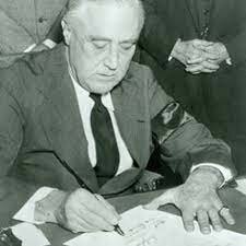 The Lend-Lease act is signed into law