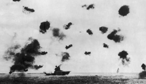 U.S. Navy wins the battle of Midway