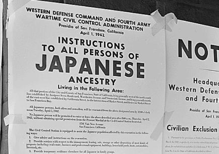Japanese Americans are sent to internment camps